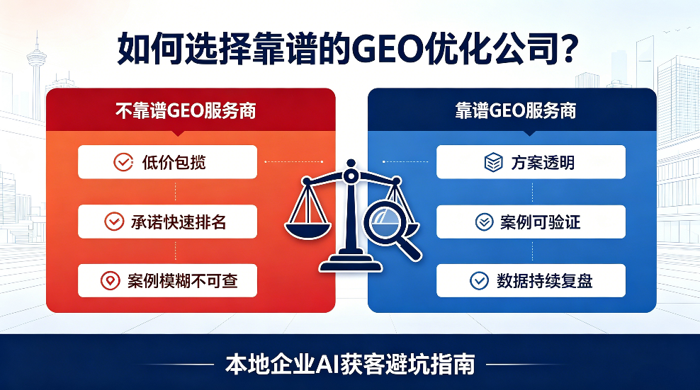 淮安如何选择靠谱的GEO优化公司？本地企业AI获客避坑指南